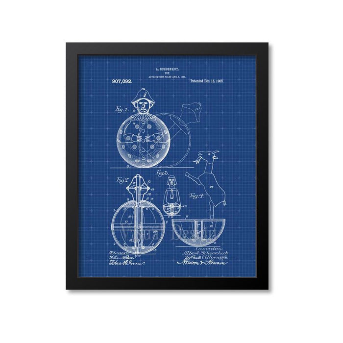 Roly Poly Toy Patent Print