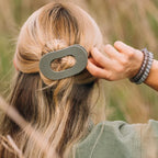 Sage It Ain't So Medium Flat Round Hair Clip