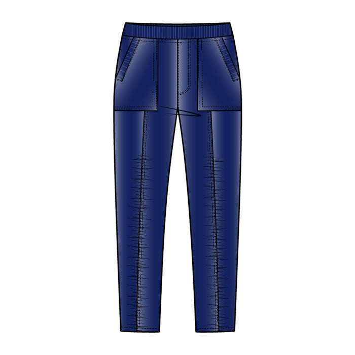 Salt Wash Ruched Ankle Pant - 61419 - Size XXL