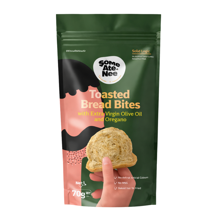Seven Ate Nine Toasted Bread with Oil & Oregano 70g