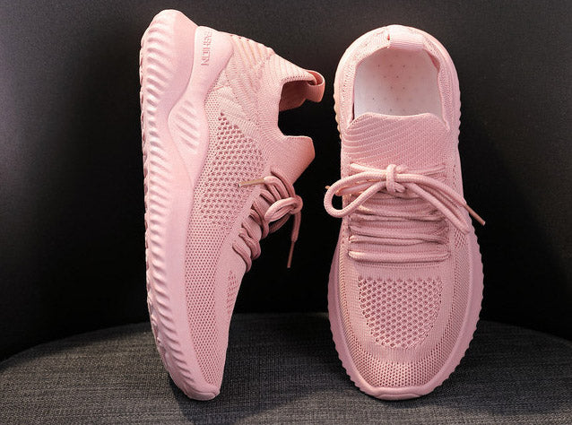 SH319 - Woven lace-up lazy shoes