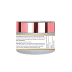 Natuur.in Shata Dhauta Ghrita moisturizing face cream in a glass jar with a metallic rose gold lid