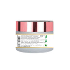 Natuur.in Shata Dhauta Ghrita moisturizing face cream jar with a metallic pink lid and product label details.