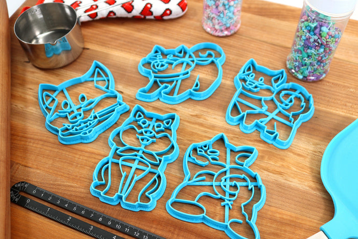 Shiba Inu Cookie Cutters - Samurai Shiba, Shiba Butt, Sitting Shiba, Standing Shiba, Stubborn Shiba - Gift for Shiba Inu Owner