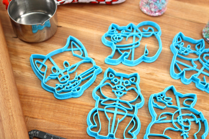Shiba Inu Cookie Cutters - Samurai Shiba, Shiba Butt, Sitting Shiba, Standing Shiba, Stubborn Shiba - Gift for Shiba Inu Owner
