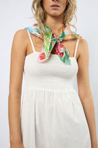 Silk Scarf Zebra in the Jungle Large