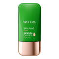 Weleda Skin Food Glow Serum Drops bottle on a white background.