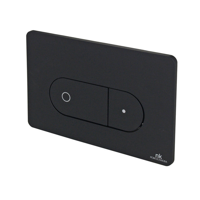 OVAL - Smart line double flush button black Standard Noken