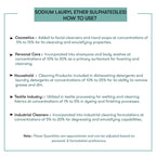 How to Use Sodium Lauryl Ether Sulphate (SLES)