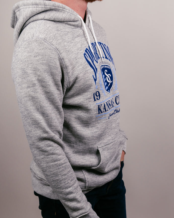 Sporting Soccer Club Athletic Grey Hoodie Side