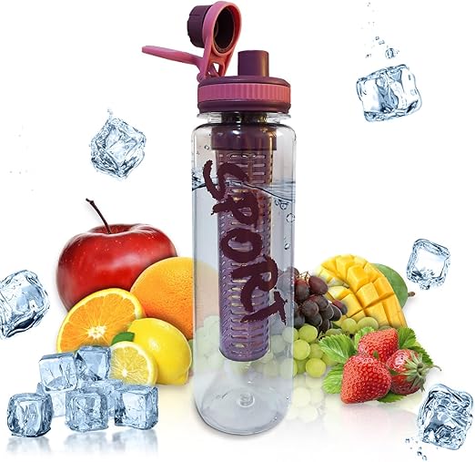 Sports Water Bottle with Fruit Infuser | 1000 ML
