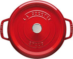 Staub 26" Round Casserole 5.2L Cherry