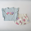 Summer Bloom Girls Casual Set