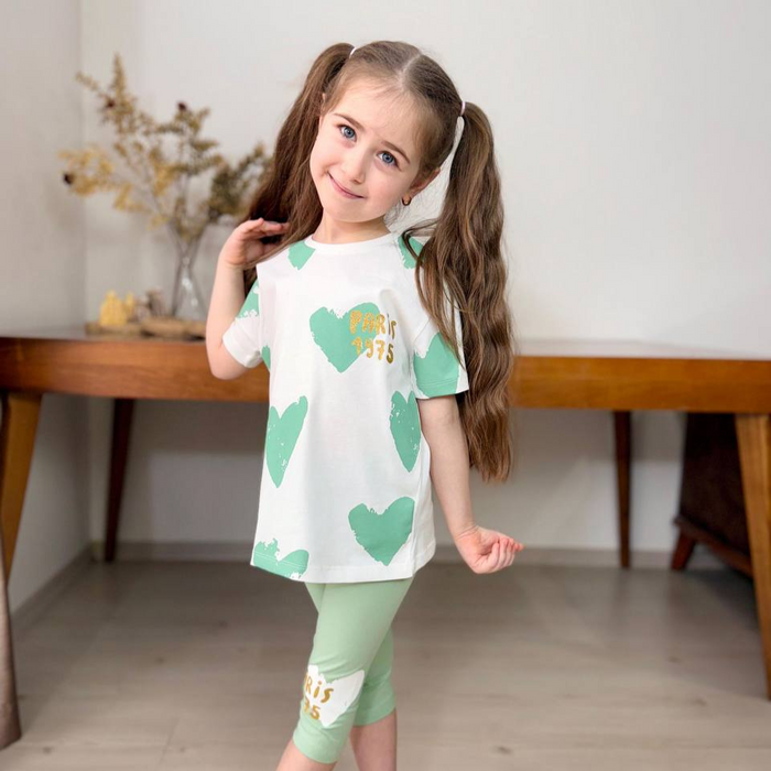 Summer Love Girls Casual Set