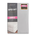 Coloroll Microfibre Silver Single Fitted Sheet  330491