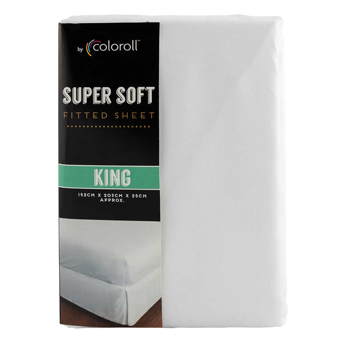 Super Soft Fitted Sheet White