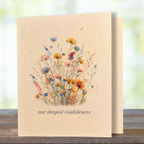 Sympathy | Plantable Wild Flower Greeting Card - Greenbriar Market + Refillery