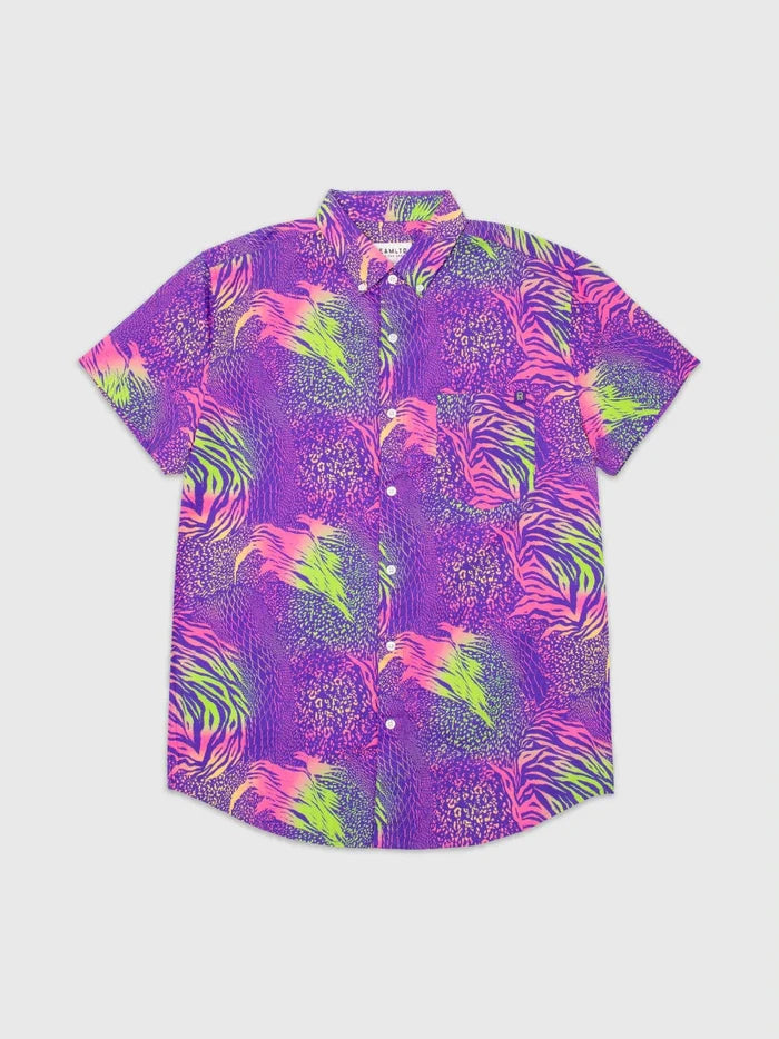 TEAMLTD Mens Party Safari Button Up