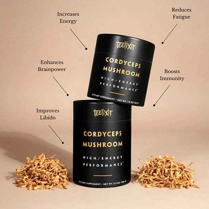 Teelixir Organic Cordyceps Mushroom - 100g - L'Organic