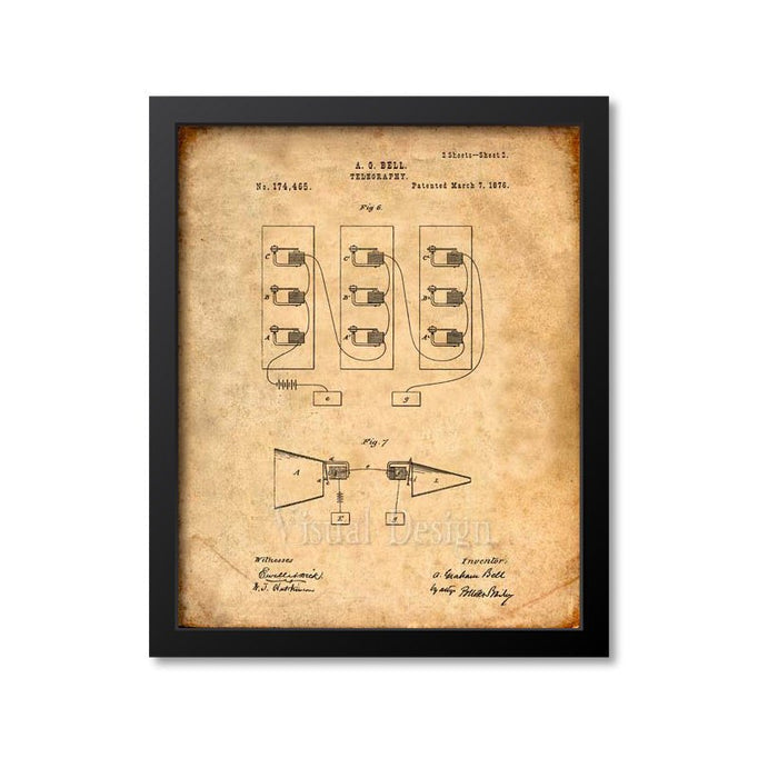 Telephone Patent Print
