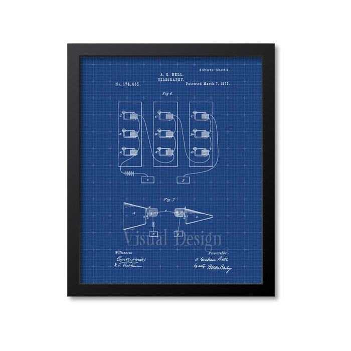 Telephone Patent Print