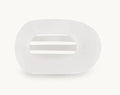 Teleties Large Flat Clip - Coconut White