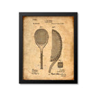 Tennis Racket Patent Print