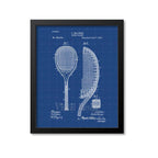 Tennis Racket Patent Print