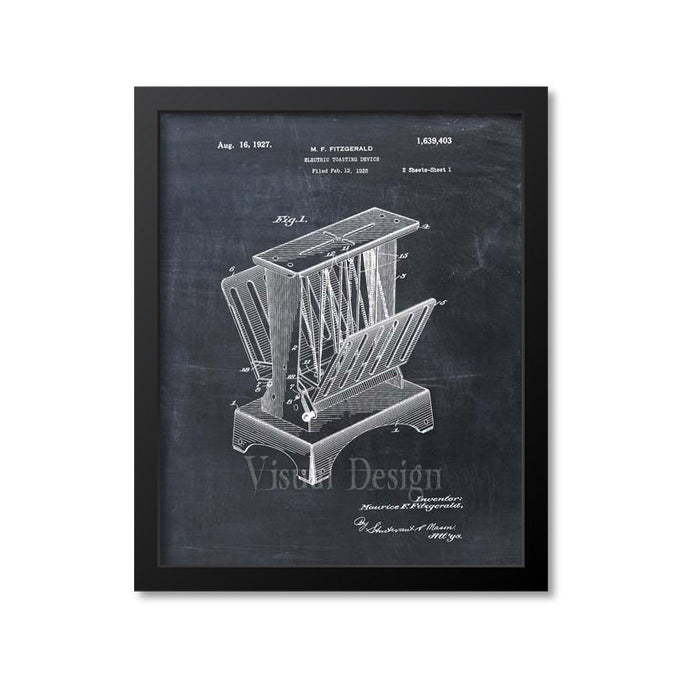 Toaster Patent Print