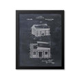 Lincoln Logs Patent Print