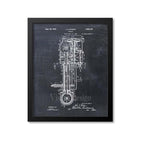 Massey Harris Tractor Patent Print