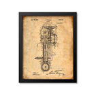 Massey Harris Tractor Patent Print