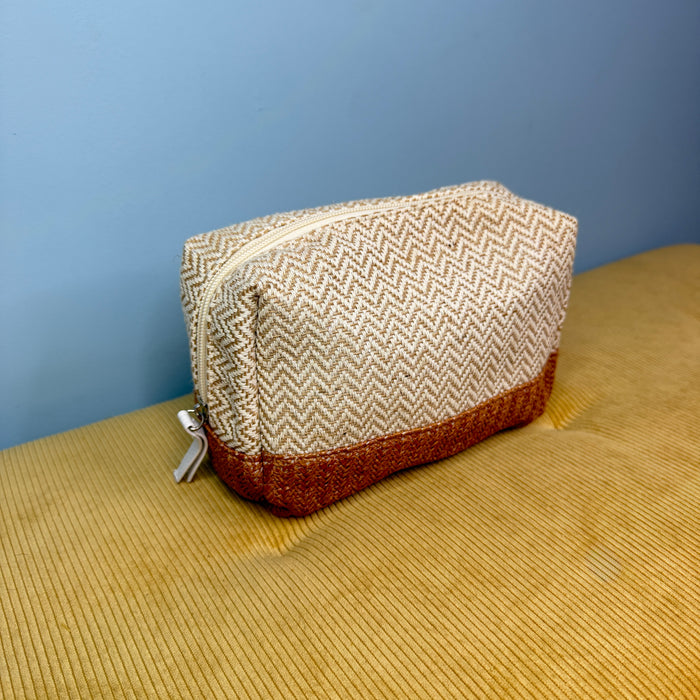 Travel Pouch - Chevron Neutrals