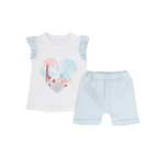 Tropical Heart Girls Casual Set