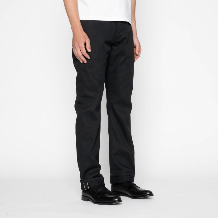 True Guy - Selvedge Slacks Black by Naked & Famous Denim