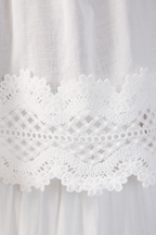 V Neck Lace Adjustable Straps Blouse_7