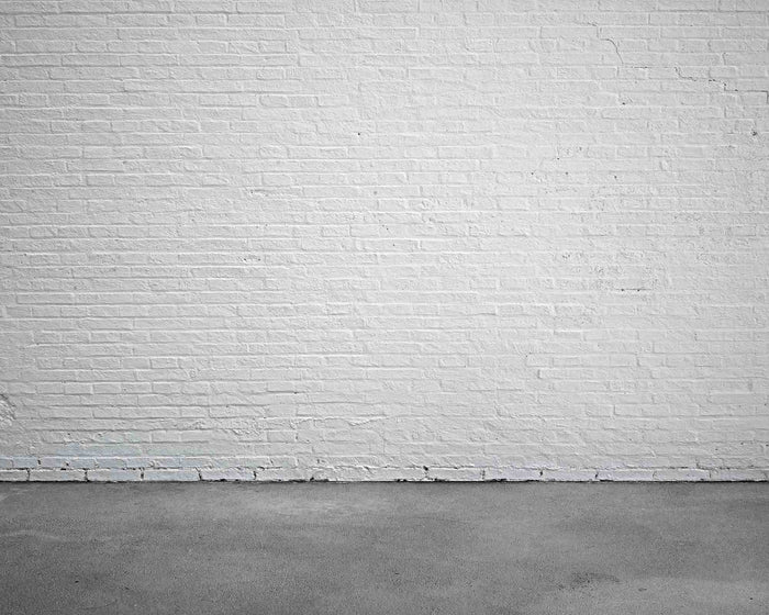 White Stucco Brick Wall With Cement Floor Backdrop For Photo Studio Shopbackdrop