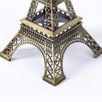 White Whale Antique Finish 3D Metal Paris Eiffel Tower Metal Craft Famous Landmark Building Metal Statue, Cabinet, Office, Gifts Decorative
