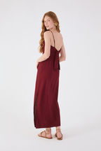 Wine Bossa Cut-Out Maxi Dress_6