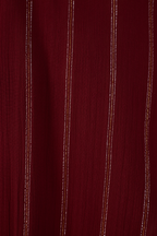 Wine Bossa Lurex  Sleeve Maxi Dress_6
