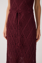 Wine Ties Sleeveless Tricot Maxi Dress_5