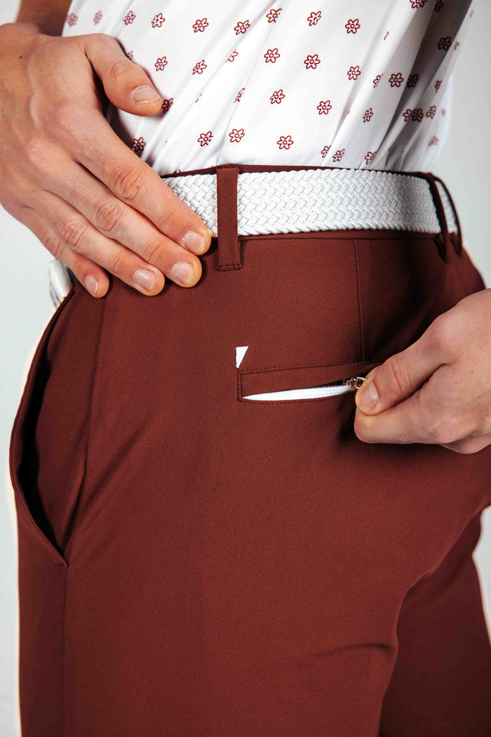 Wine Traditional Pants