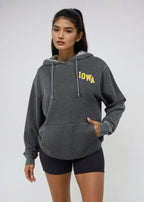Women's Burnout Iowa Front Back Everybody Hoodie