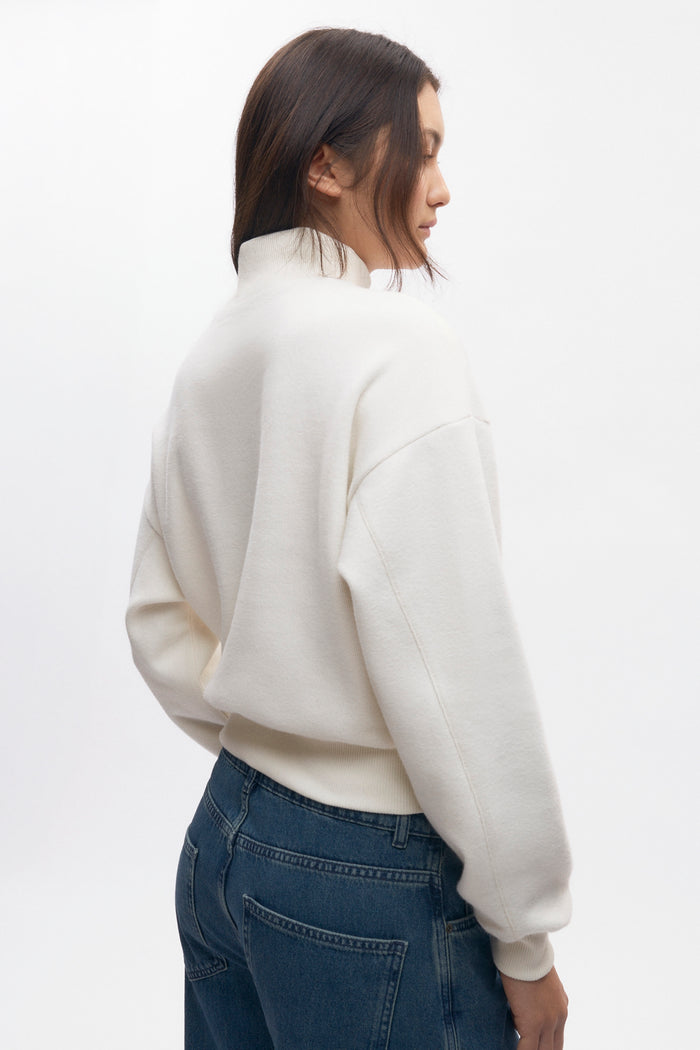 Women's Cozy Turtleneck in Marshmallow