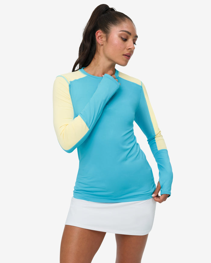 Lt. Turquoise/Lemon Yellow / X-Small