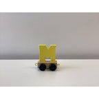 Wooden Name Train Letter M