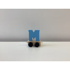 Wooden Name Train Letter M