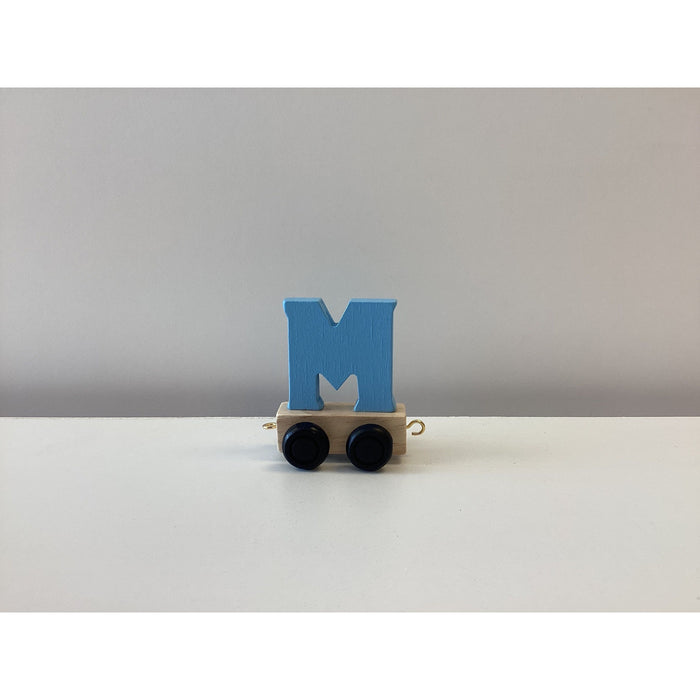 Wooden Name Train Letter M