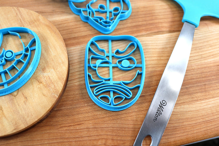 Yokai Cookie Cutters - Kappa, Oni, Tengu, Tanuki, Kuchisake Ona - 100 Demon Night Parade