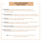 How to Use Zinc Oxide Powder